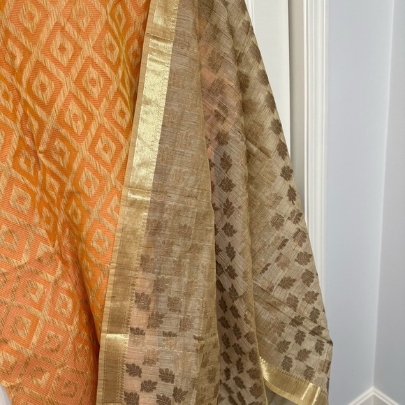 Sale‼️Rust Ikat Salwaar Kameez in 26” made of pure cotton with a lovely dupatta. - Picture 13 of 16